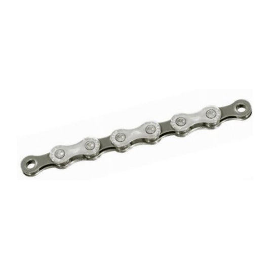 SUNRACE | Cadena CN-10A 10v (Plata-Gris) 116 Eslabones