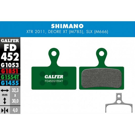 GALFER | Pastillas de Freno PRO compatible Shimano (FD452G1554T)
