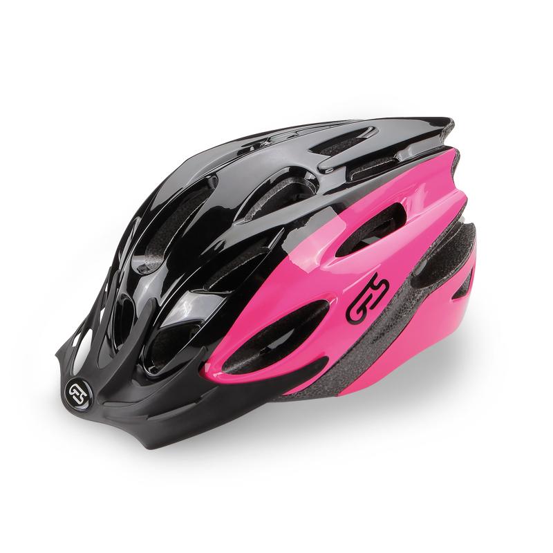 GES | Casco Rocket Negro-Rosa