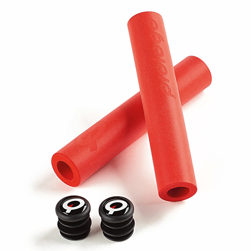 PROLOGO | Puños para Bicicleta de Silicona Mastery (rojo)