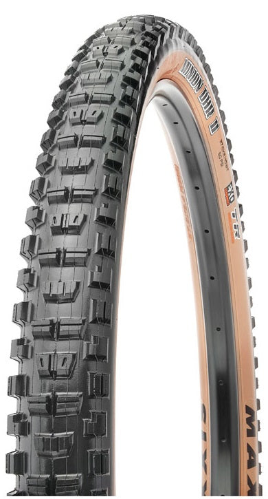 MAXXIS |  Cubierta de Mtb MINION 27.5x2.40wt DHR II EXO-TR-Tanwall