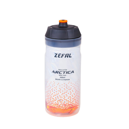 ZEFAL | Bidón de Hidratación Arctica 550ml -plata naranja