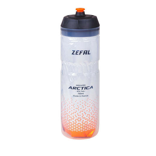 ZEFAL | Bidón de Hidratación Arctica 750ml -plata naranja