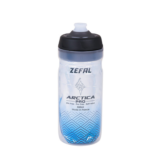 ZEFAL | Bidón de Hidratación Arctica Pro 550ml -plata azul
