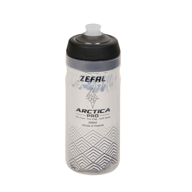 ZEFAL | Bidón de Hidratación Arctica Pro 550ml -plata negro