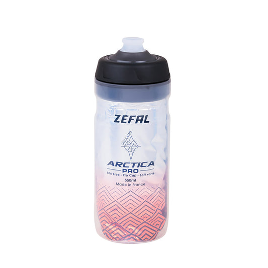 ZEFAL | Bidón de Hidratación Arctica Pro 550ml (Plata/Rojo)