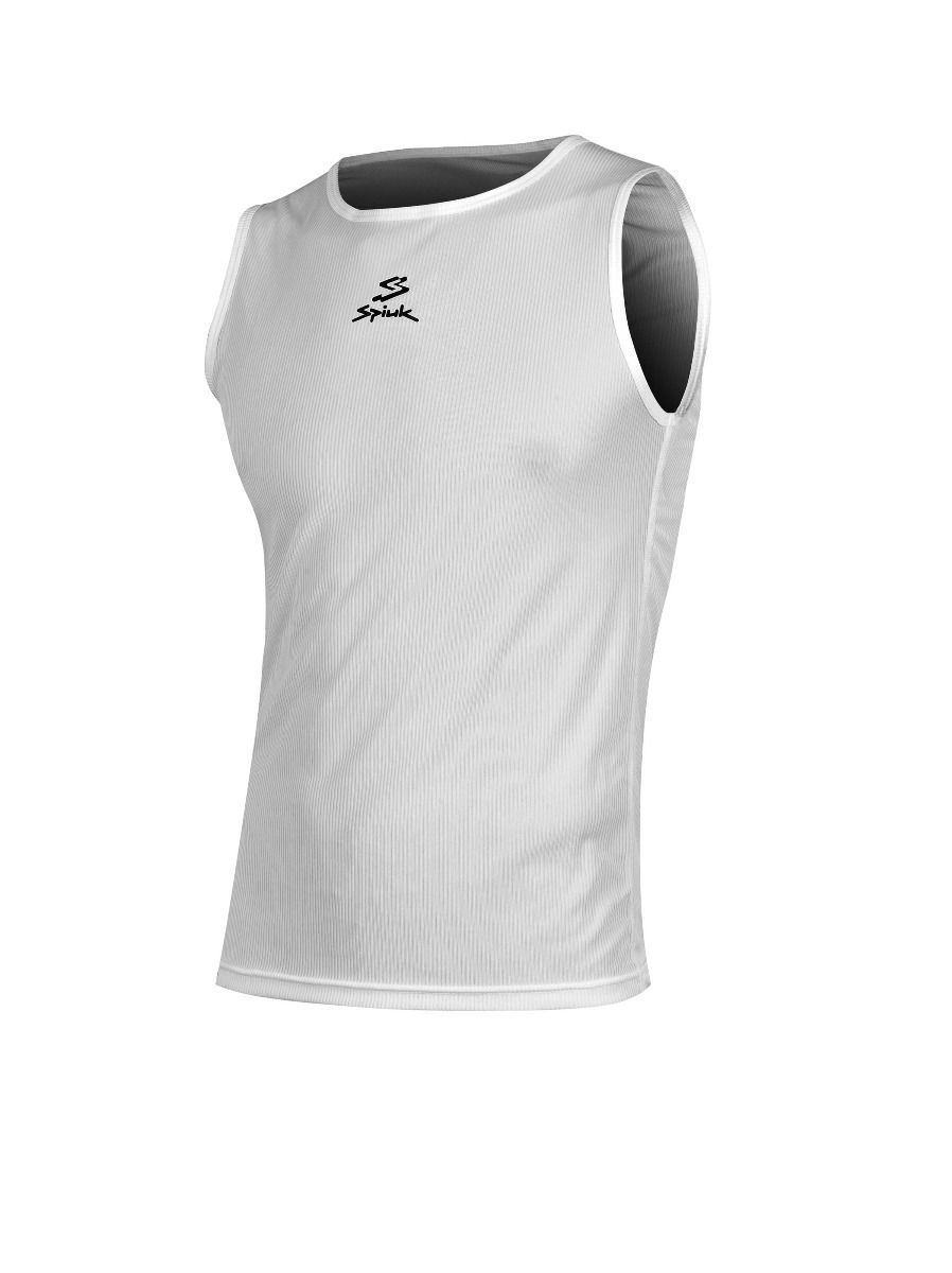 SPIUK | Camiseta Interior de Ciclismo sin Mangas Anatomic -blanco