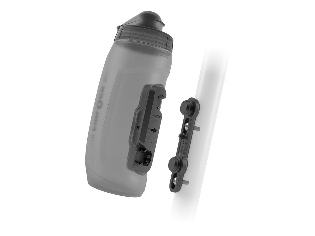 FIDLOCK | Bidón Twist 590+Base Transparente/Negro