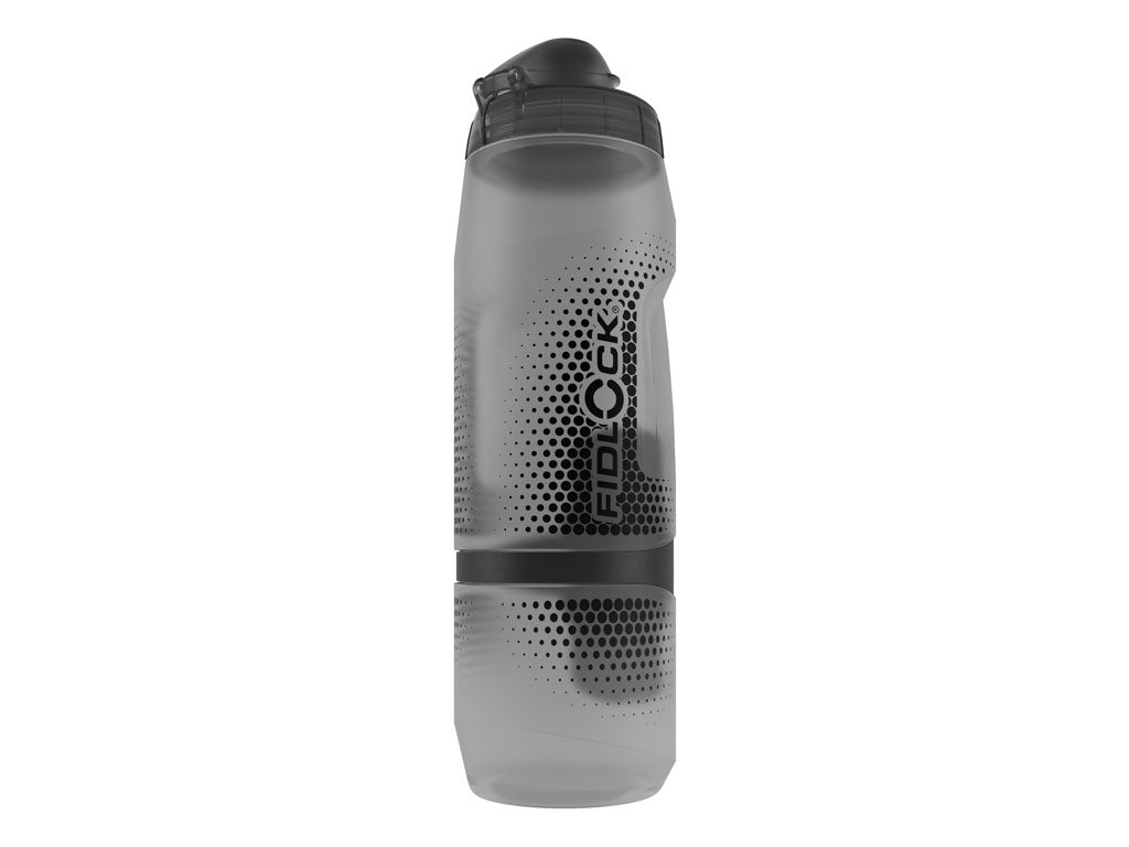 FIDLOCK | Bidón Twist 800+Base Transparente/Negro