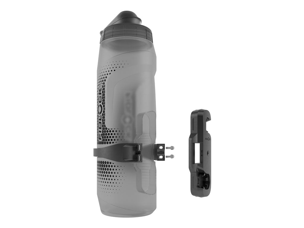 FIDLOCK | Bidón Twist 800+Conector Transparente/Negro