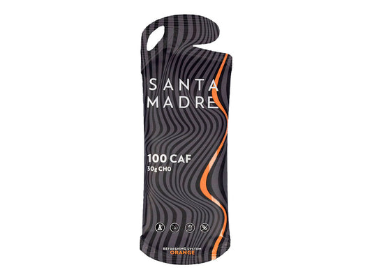 SANTA MADRE | 30 Geles Energéticos 30CHO 100 Cafeína/Naranja 50mL