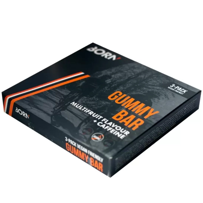 BORN | Barrita Gummy Bar Cafeína Multifrutas 30g (3 uds)