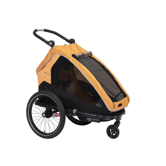 XLC | Remolque Niño Mono S 20" Gris/Naranja Calendula/Antracita