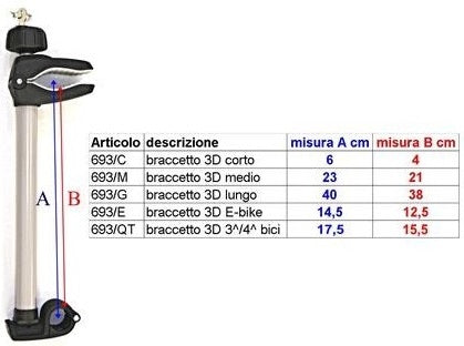 PERUZZO | Brazo Corto 3D Primera Bicicleta