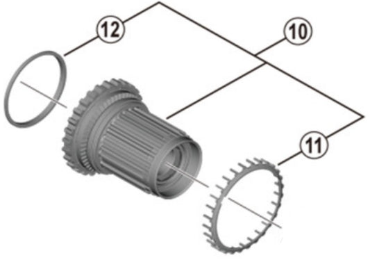 SHIMANO | Núcleo Completo WH-R9270-C50-TU-R