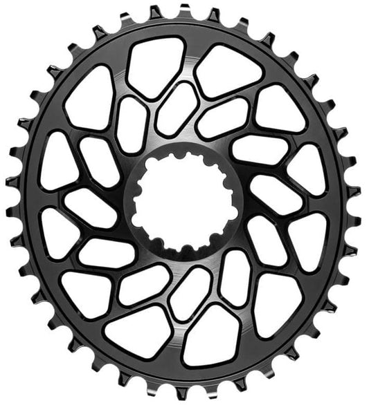 ABSOLUTEBLACK | Plato DM Oval Gravel Sram