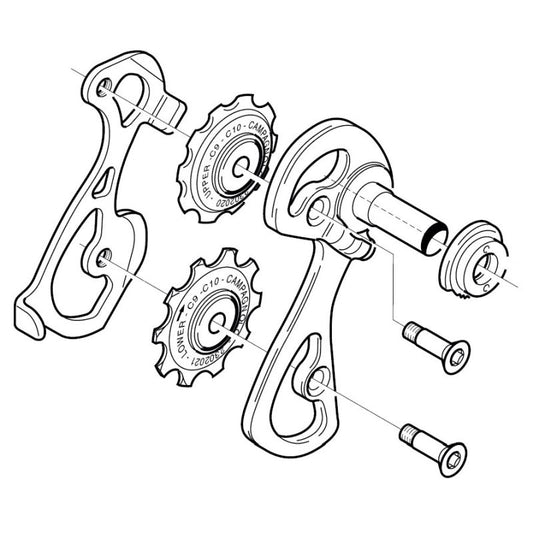 CAMPAGNOLO | Caja Interna-Ruletas de Cambio Centaur 11v