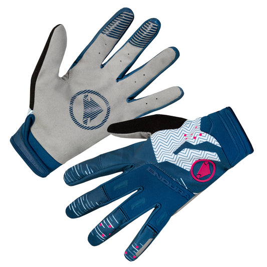 ENDURA | Guantes Largos Cortavientos SingleTrack (Azul Oscuro)