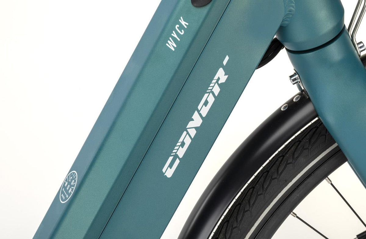 CONOR | Bicicleta 28" WYCK E-CITY -verde