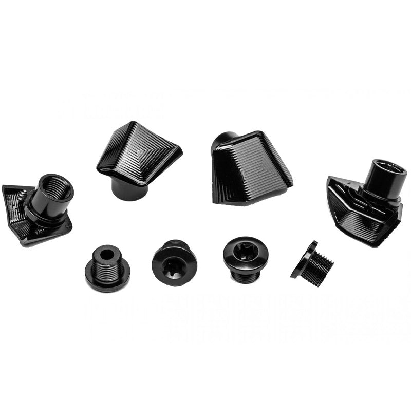 ABSOLUTEBLACK | Tornillos Fijación de Platos Shimano R9100 Negro