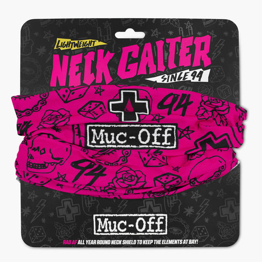 MUC-OFF | Calienta Cuello Transpirable Rosa Punk