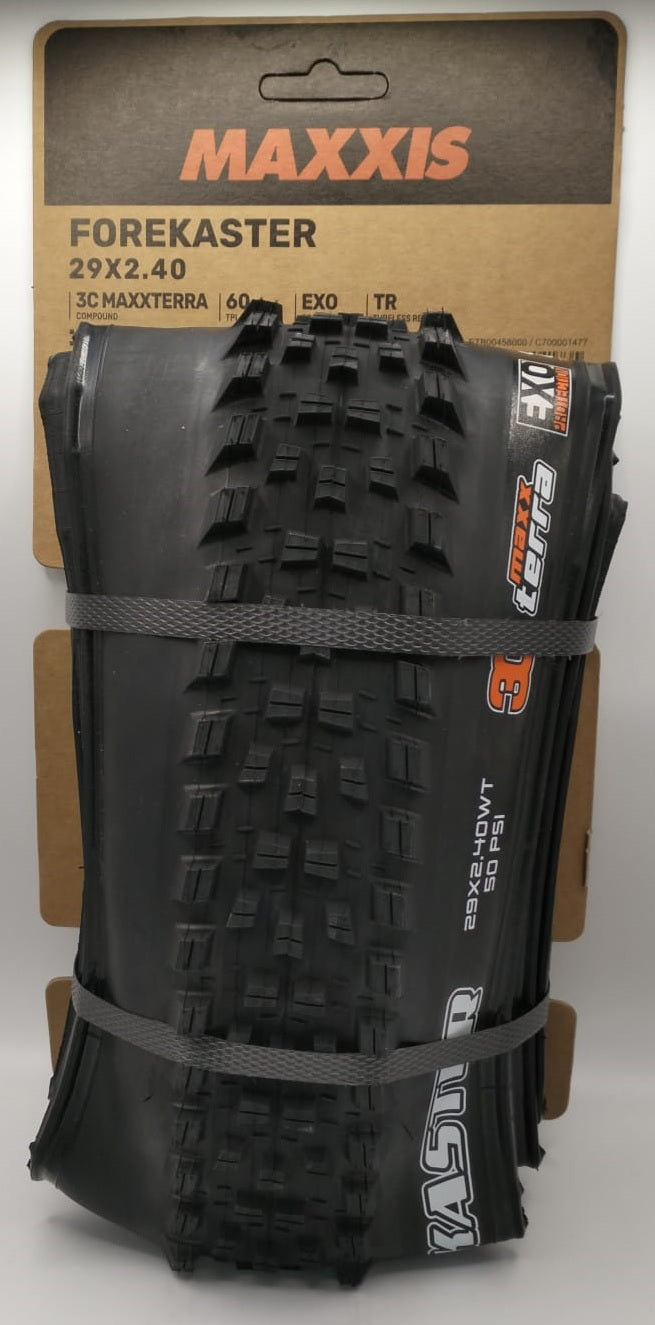 MAXXIS | Cubierta de Mtb FOREKASTER 29x2.40wt 3CT-EXO-TR