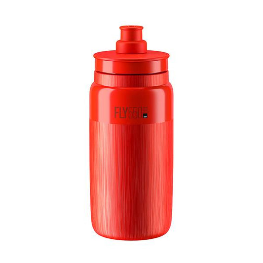 ELITE | Bidón de Ciclismo FLY TEX 550ml -burdeos