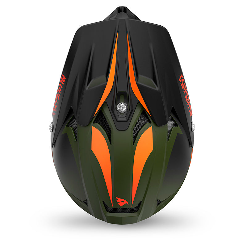 BLUEGRASS | Casco Intox verde degradado mate