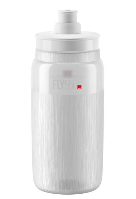 ELITE | Bidón de Ciclismo FLY TEX 550ml -transparente