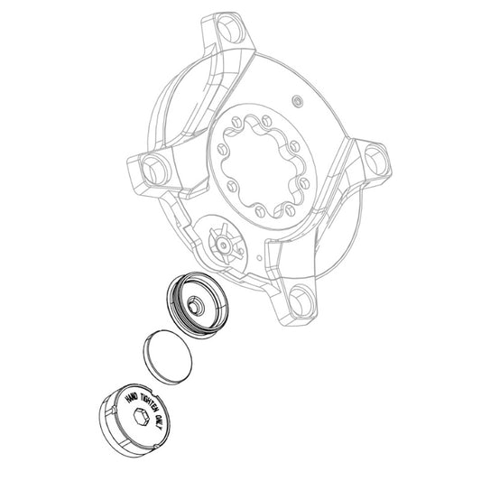 QUARQ | Tapa Batería de Potenciómetro XX/XX SL T-Type Eagle AXS