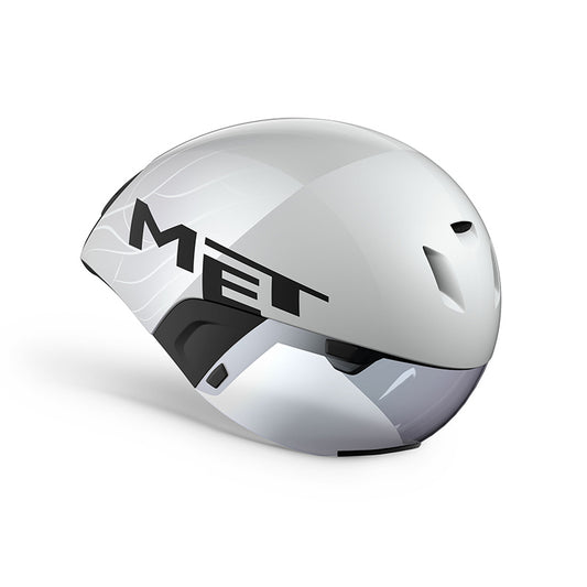 MET | Casco Codatronca Blanco/Plata Mate