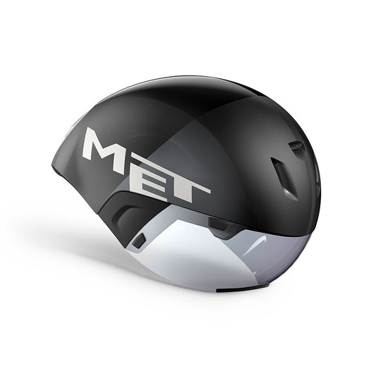 MET | Casco Codatronca Negro-Plata Mate