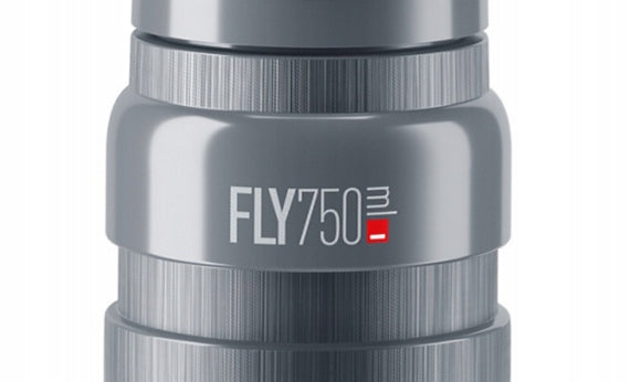 ELITE | Bidón de ciclismo FLY TEX 750ml -gris