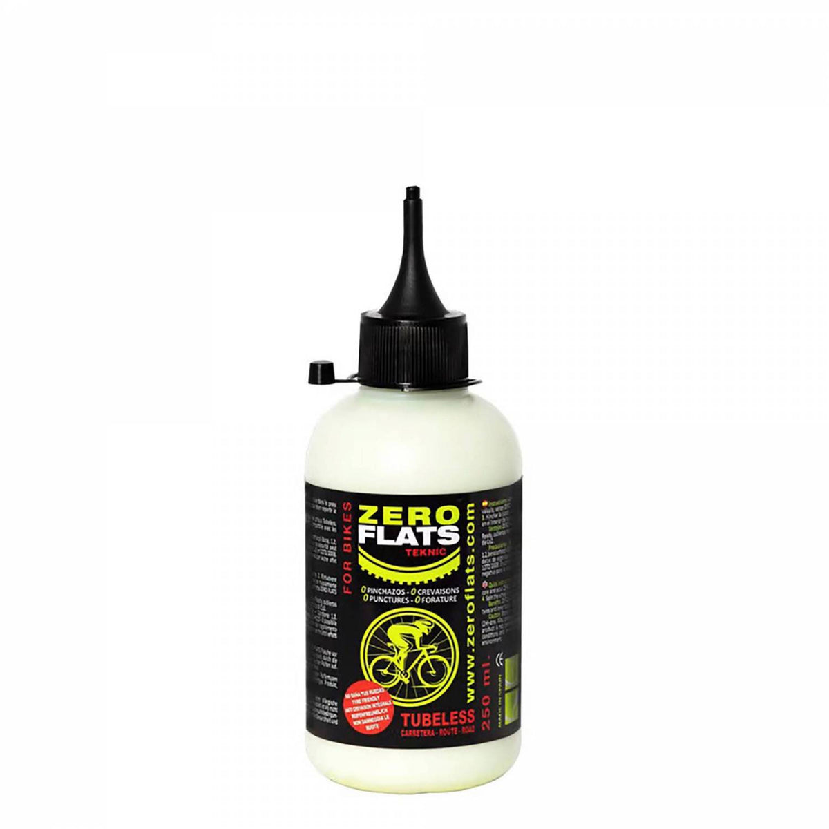 ZERO FLATS | Sellante Antipinchazos Tubeless Teknic 250ml