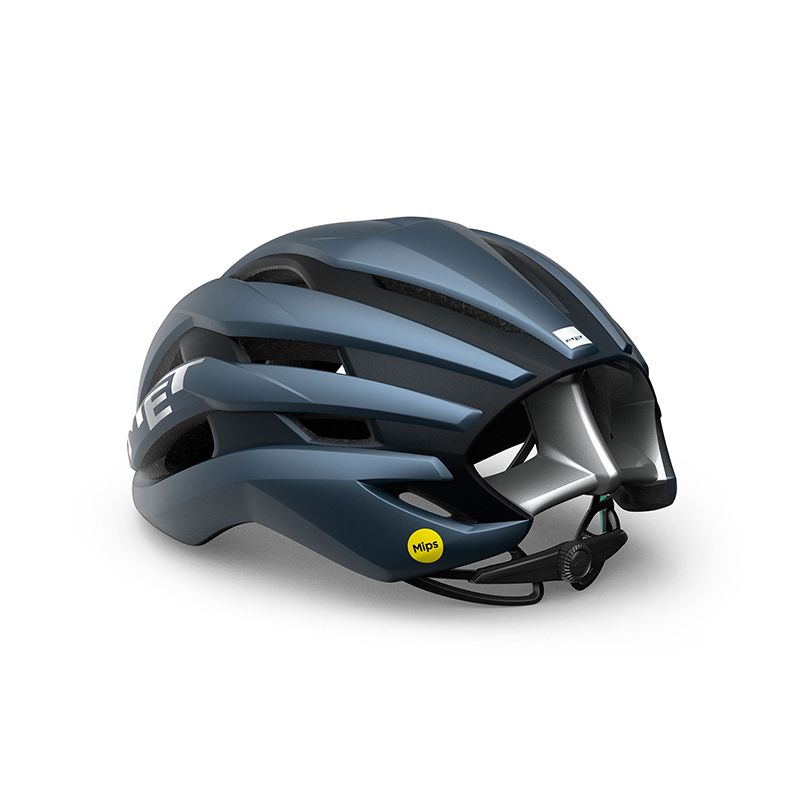 MET | Casco de Ciclismo TRENTA Mips azul marino-plata