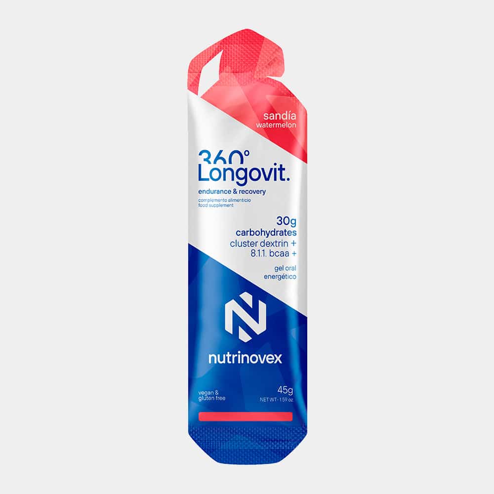 NUTRINOVEX | Gel Longovit 360 Sandía (24 uds)