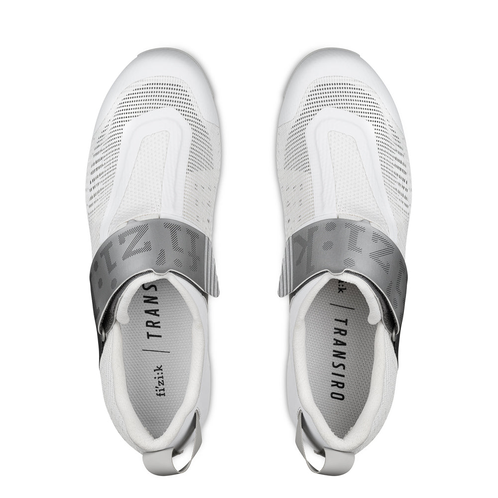 FIZIK | Zapatillas Transiro Hydra Aeroweave Carbon Blanco/Plata
