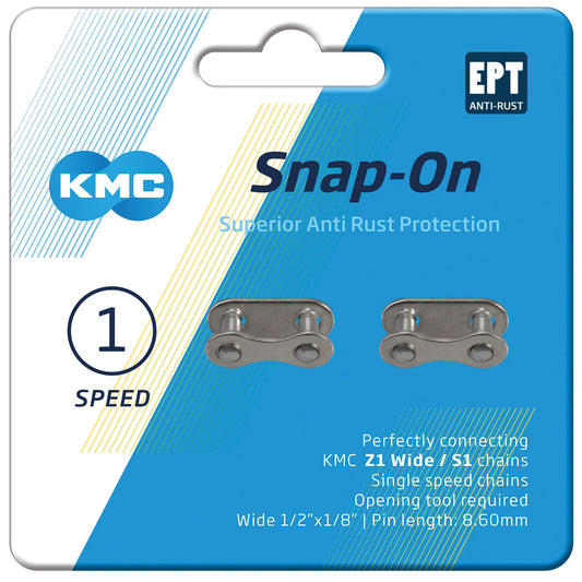 KMC | Enganche de Cadena SNAP-ON Wide EPT 1/2"x1/8 1v