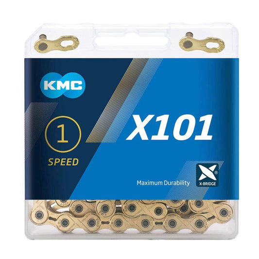KMC | Cadena X101 1v 112 Eslabones (Oro)