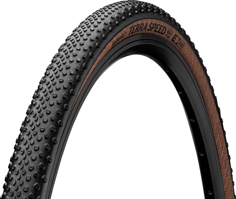 CONTINENTAL | Cubierta de Gravel TERRA SPEED 700x45 Tubeless Ready -marrón