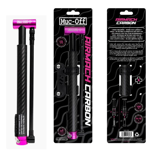 MUC-OFF | Mini Hinchador Airmach Presta/Standard (Carbono)