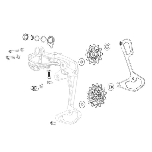 SRAM | Roldanas de Cambio RED E1 XG-1290