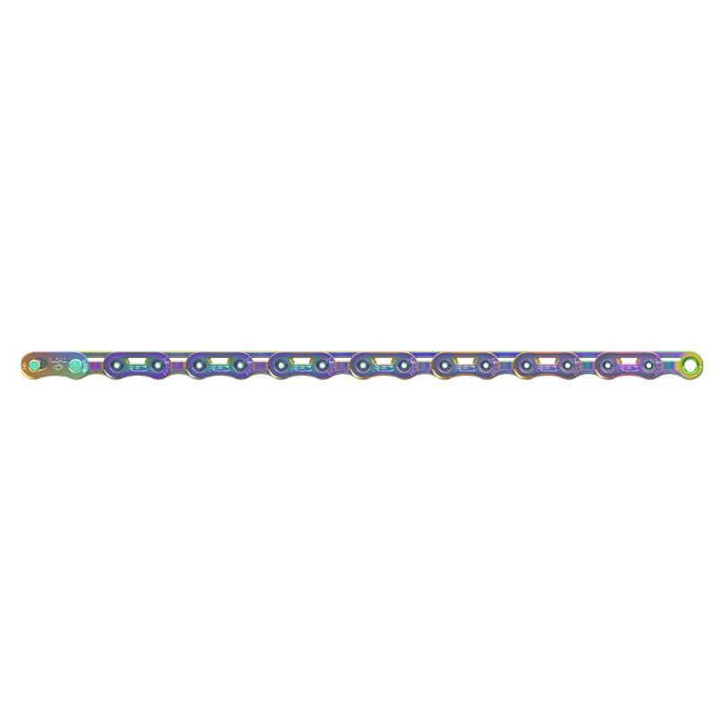 SRAM | Cadena RED E1 Flattop 12-13v rainbow 114 eslabones