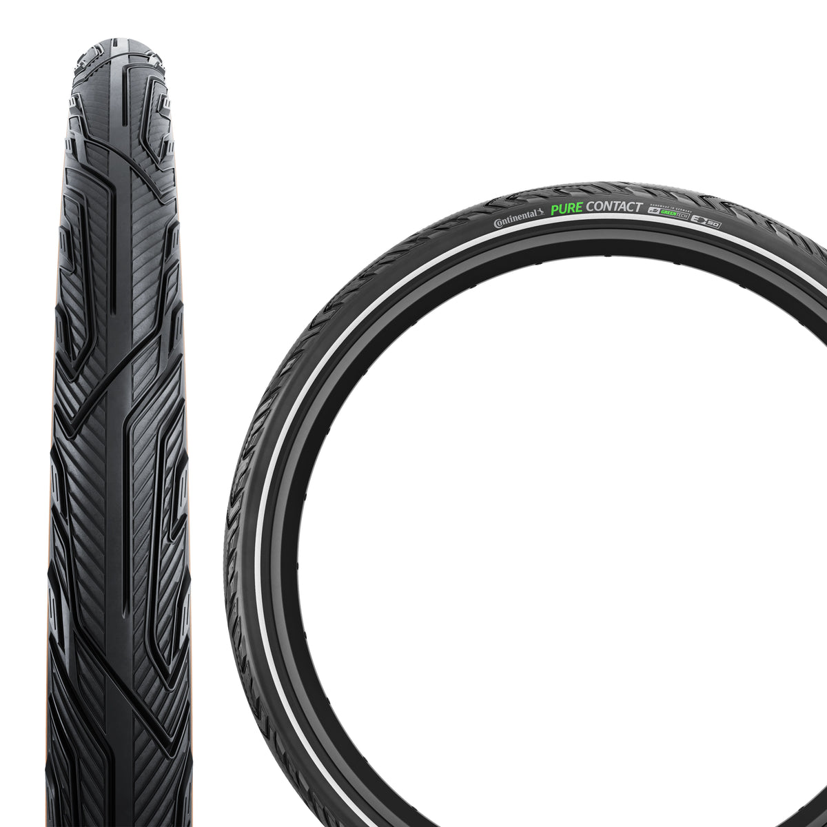 CONTINENTAL | Cubierta Urbana Pure Contact 27.5" carcasa Vectran y PolyX Breaker