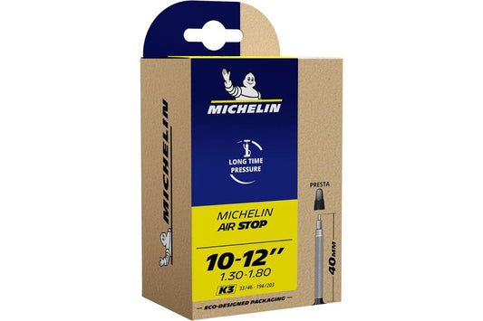 MICHELIN | Cámara K3 AIRSTOP 12 1/2 x 1.30-1.80 Válvula Presta 40 mm (33-46/194-203)