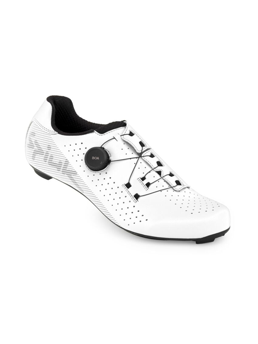 SPIUK | Zapatillas de ciclismo en carretera BRUMA suela de carbon blanco mate