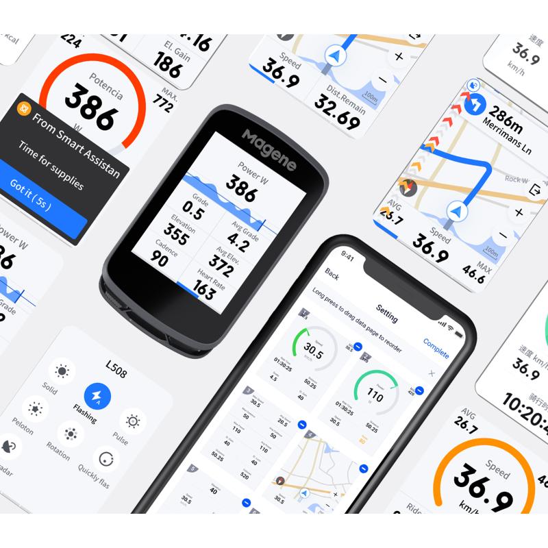 MAGENE | Ciclocomputador Smart GPS C506