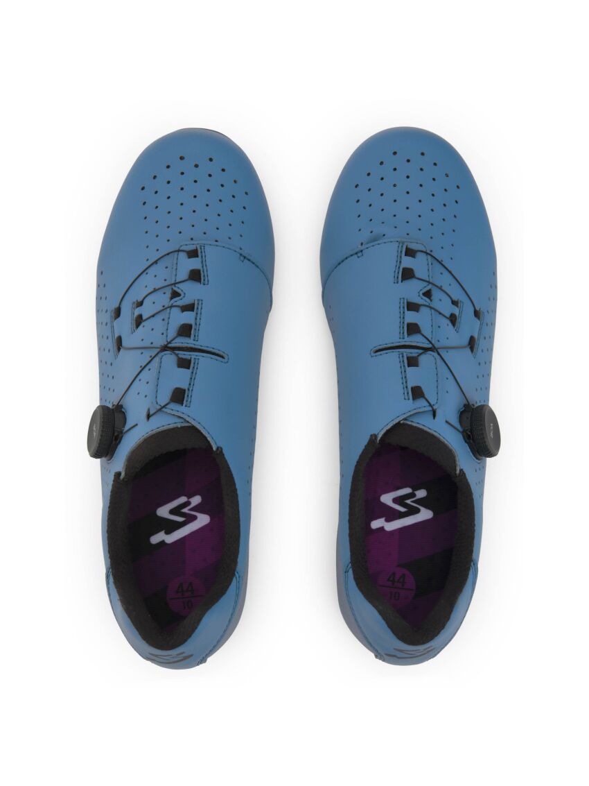 SPIUK | Zapatillas de ciclismo en carretera BRUMA suela de carbon azul mate