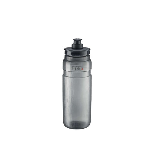 ELITE | Bidón de ciclismo FLY TEX 750ml transparente-ahumado