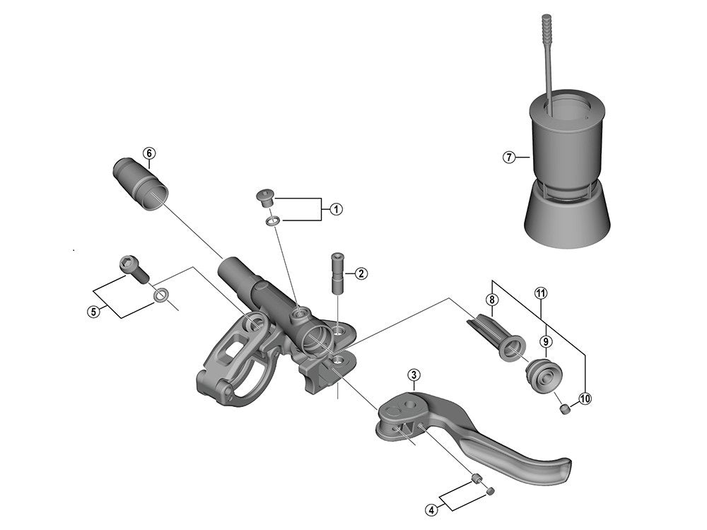 SHIMANO | Palanca de Freno BL-M9100
